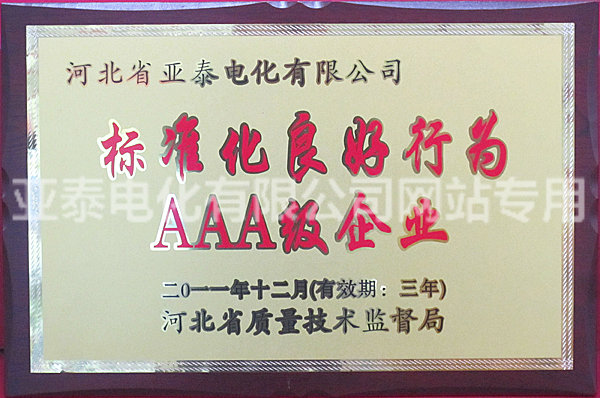 標準化良好行為AAA級企業